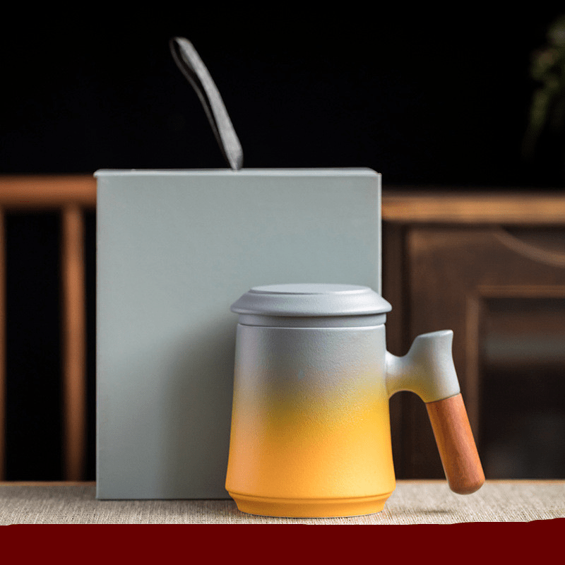 Gradient Large Tea Infuser Mug - 400ml | Gift Box