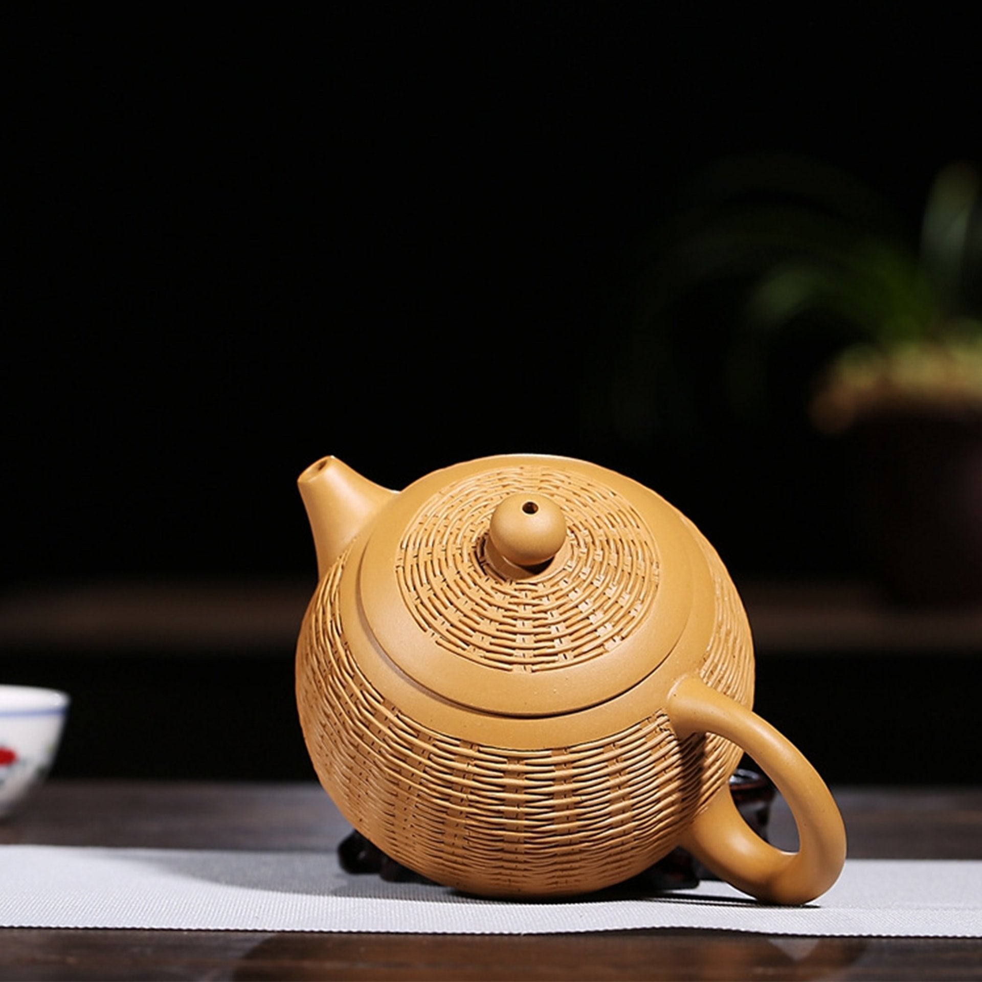 "Kago" Handmade Japanese Teapot - Ushirode no Kyusu - 300ml