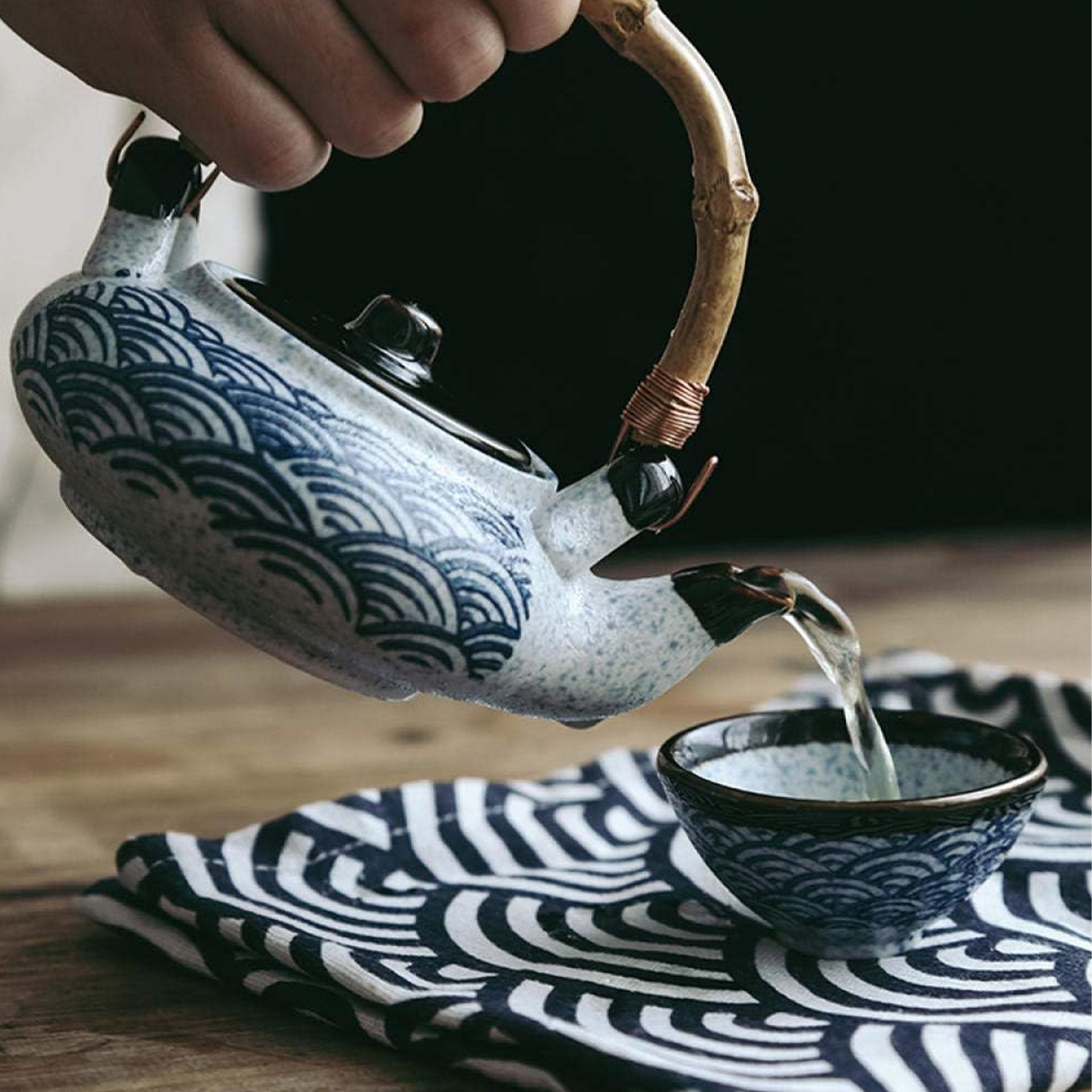 Japanese Retro Ceramic Tea Set