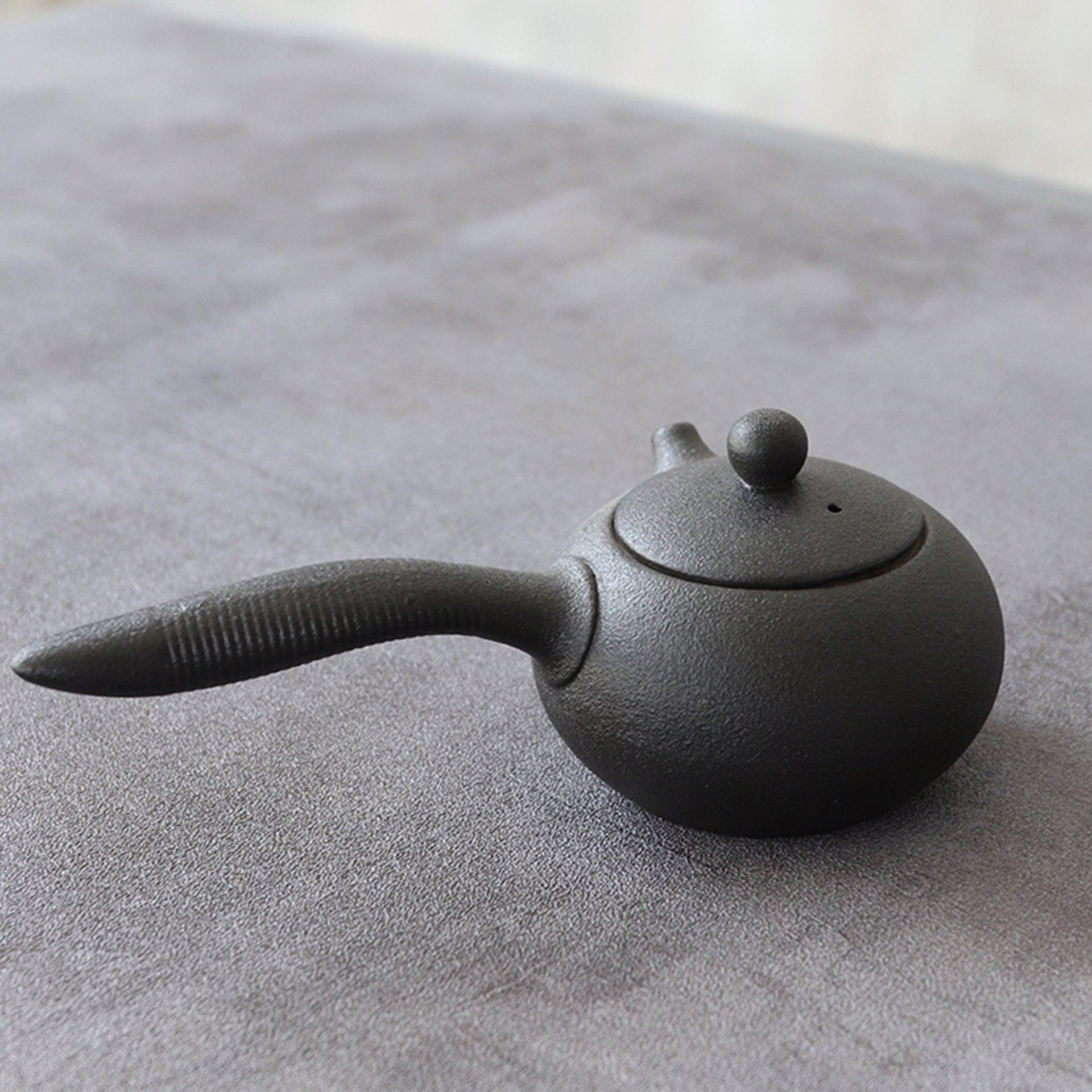 Midnight Black Japanese Teapot