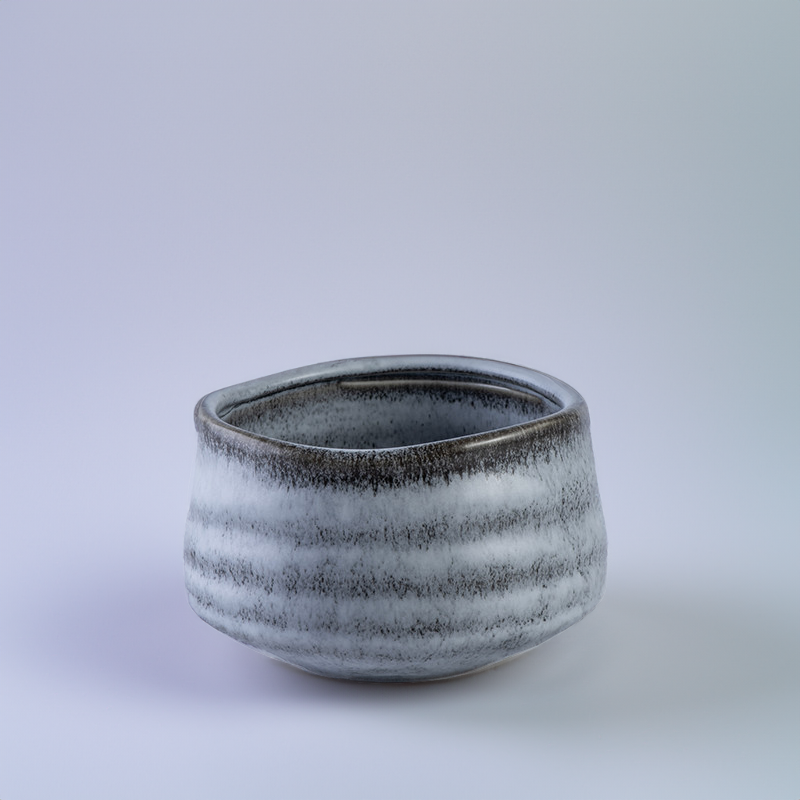Matcha Tea Bowl - Grey Mist