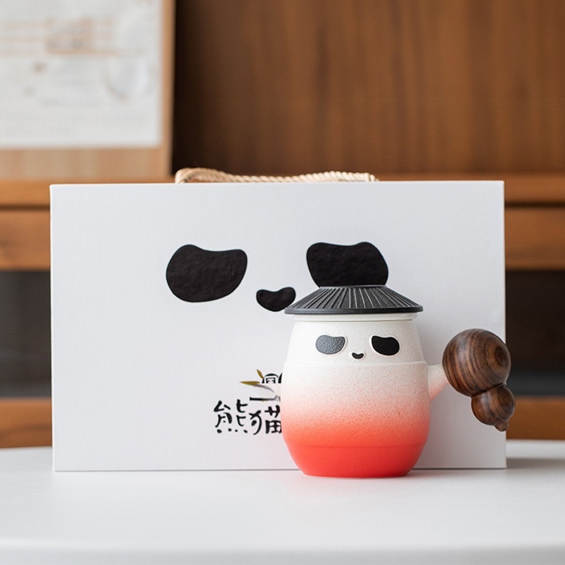 "Panda Hero" Tea Infuser Mug - 420ml
