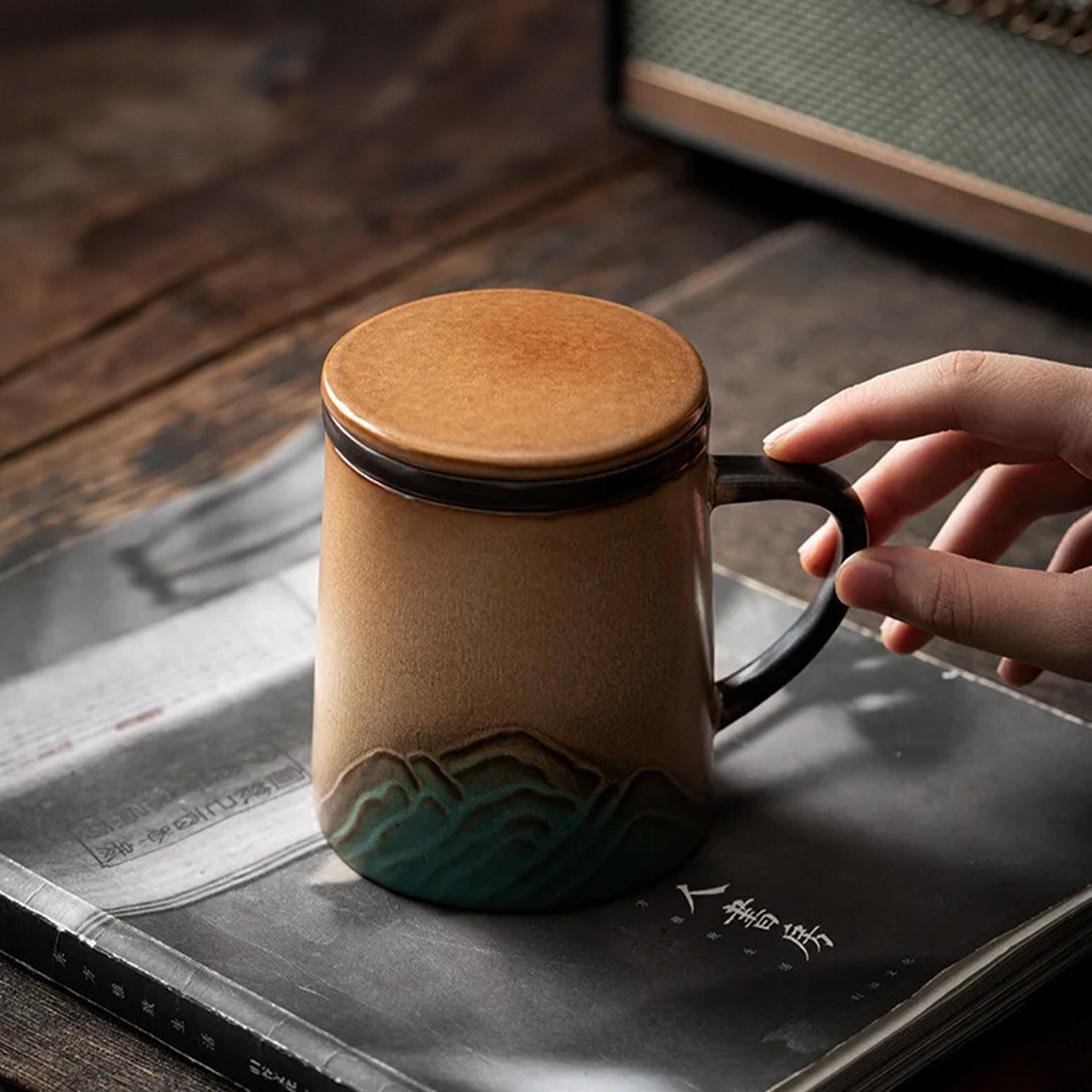 Handmade Tea Infuser Mug - 260ml